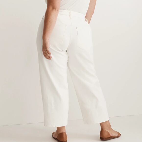 NWT Madewell The Plus Perfect Vintage Wide-Leg Crop Jean - Picture 4 of 12